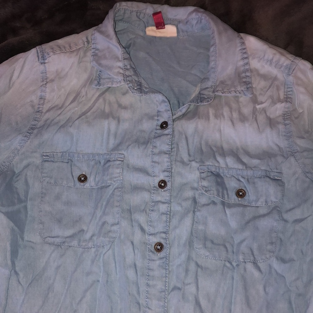 Blue Button Down - image 3
